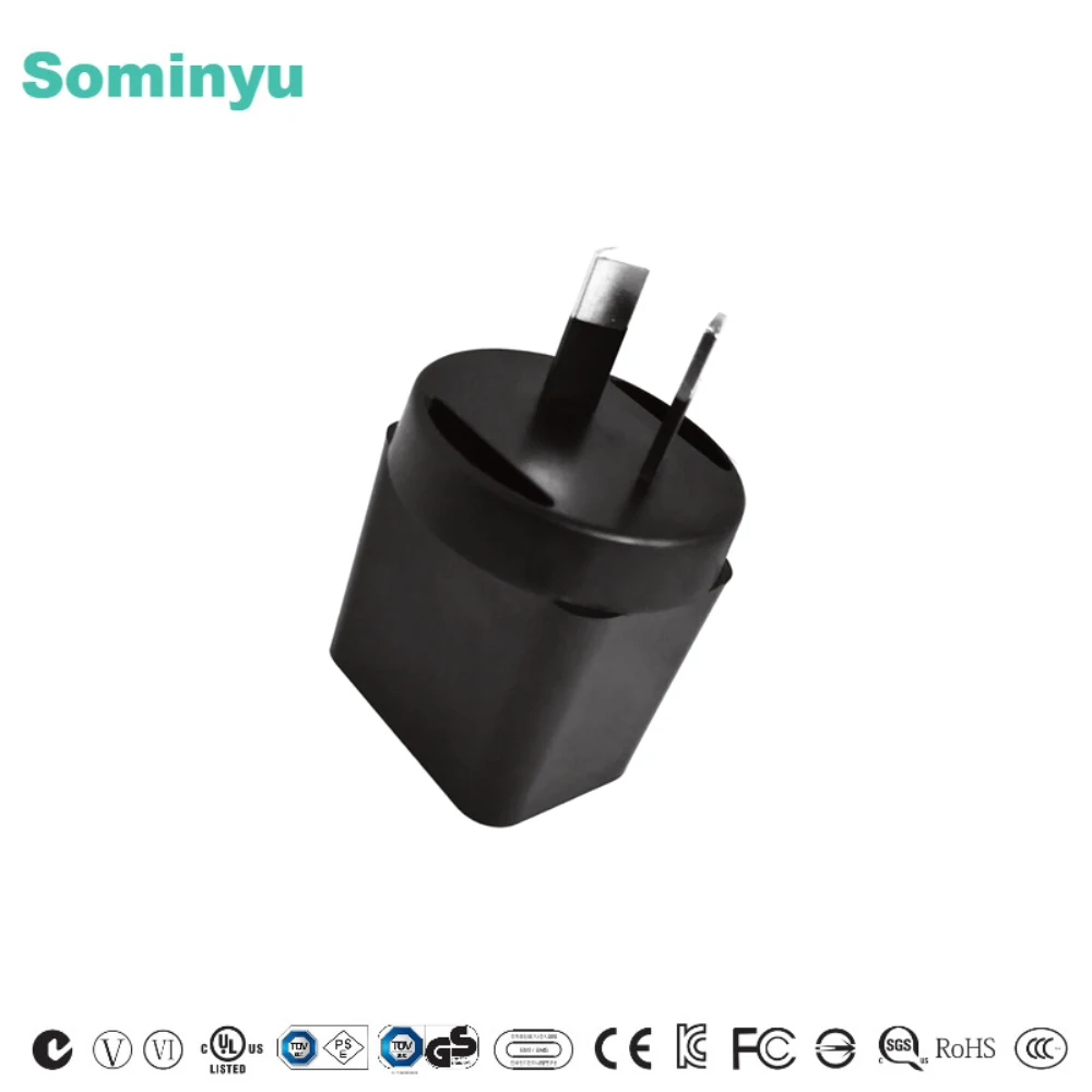 sominyu fast charging 5v 9v 12 QC3.0 wireless power adapter CE FCC pd charger for digital products