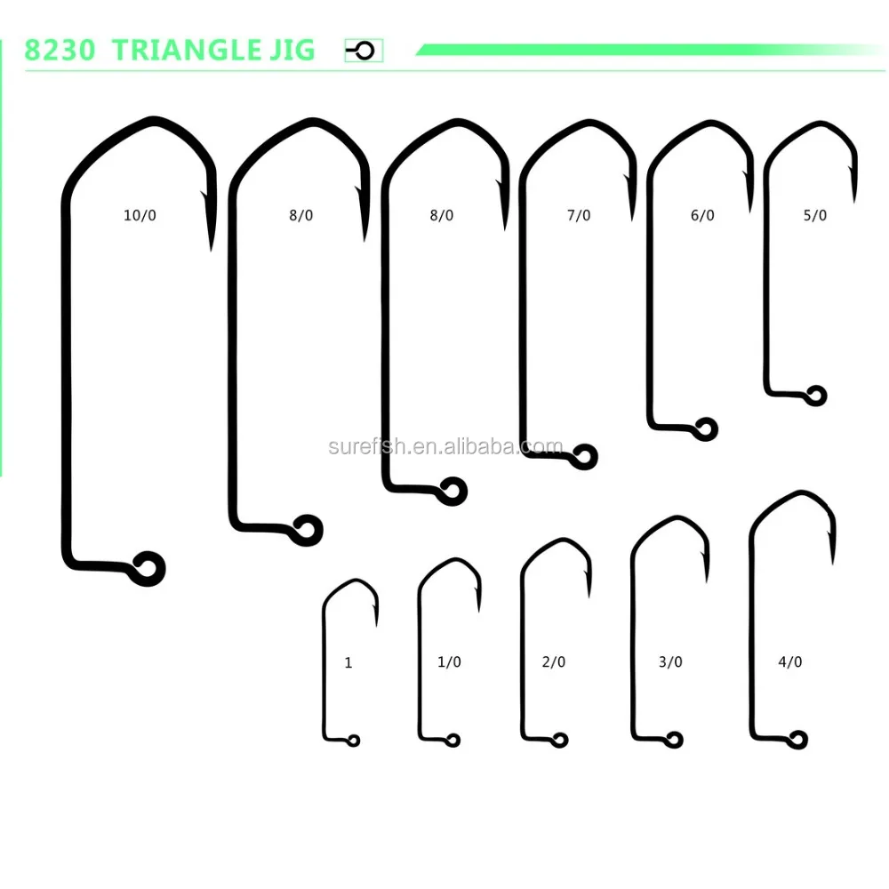 wholesale low MOQ cheap high carbon steel triangle jig fishing hook