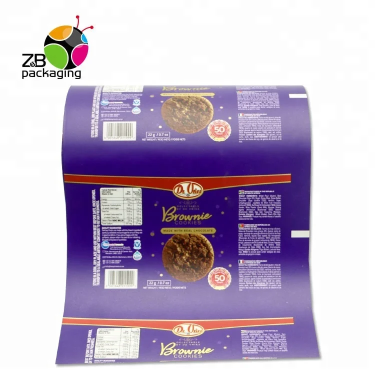 China Top Grade Matte / UV Packaging Plastic Roll Biodegradable Laminating Pouch Film for Biscuits Potato Chips