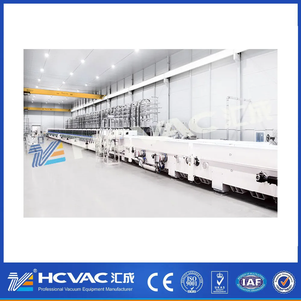 Horizontal magnetron sputter coating system CIGS Thin-film photovoltaics Large area glass coating system