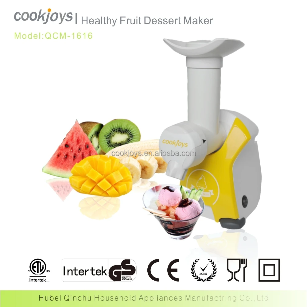 cookjoys wholesale 250 W GS approved home fruit sorbet maker