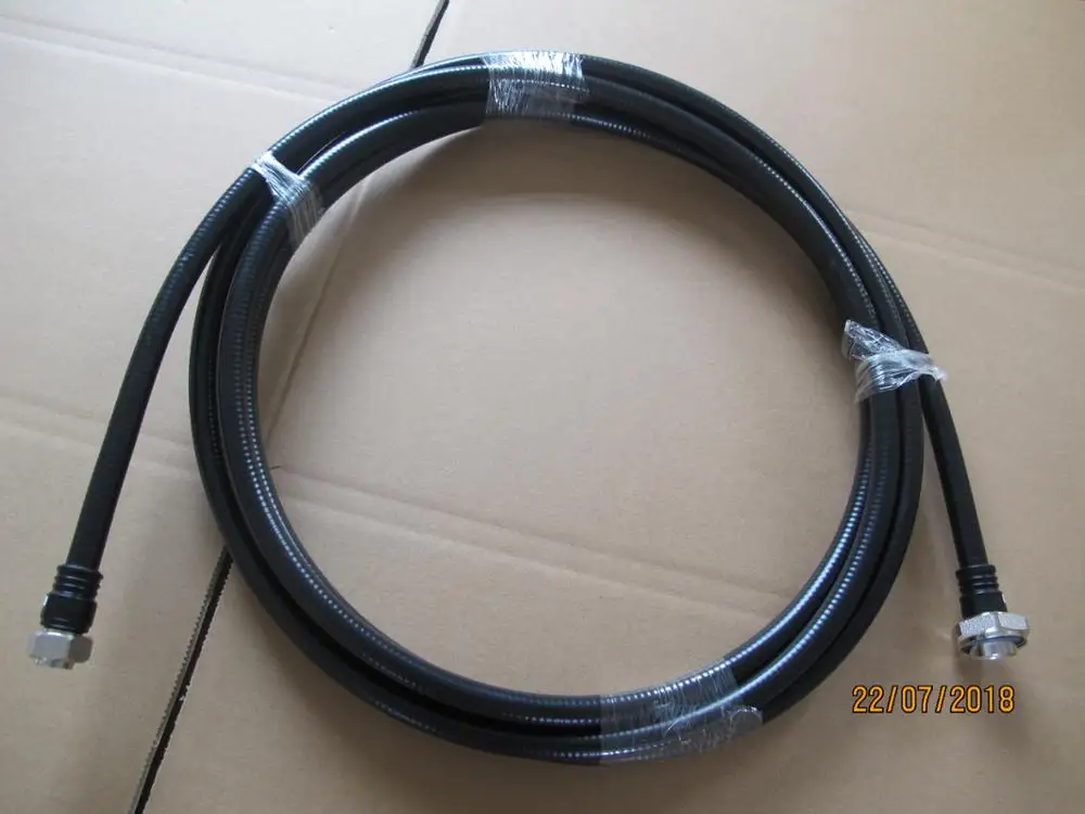 3M Feeder cable LOW PIM 1/2 superflex , 5M with MINI DIN male to 7/16 plug 4.3/10 jumper cable