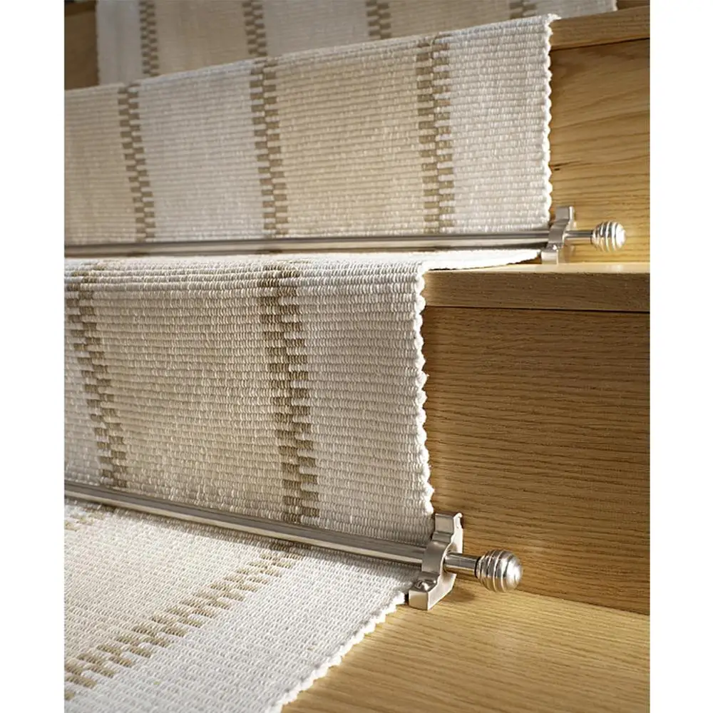 Flooring Mounted stair rods /stainless steel  brass Aluminum material /stair blanket  metal fixed copper bar