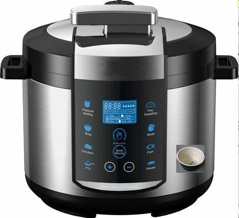 Лидер продаж, цифровая электрическая скороварка из нержавеющей стали, 5 л, 6 л