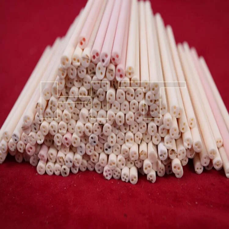 HT 1650C high purity 99.7% alumina ceramic tube Al2O3 tube