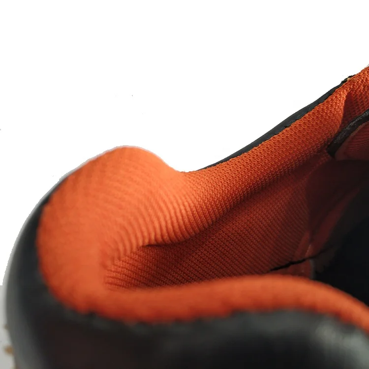 
smooth leather reflective light safety shoes 