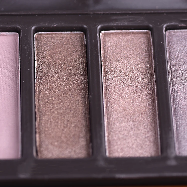  2018 новые продукты 12 видов цветов make up блестящие голый палитра теней для век