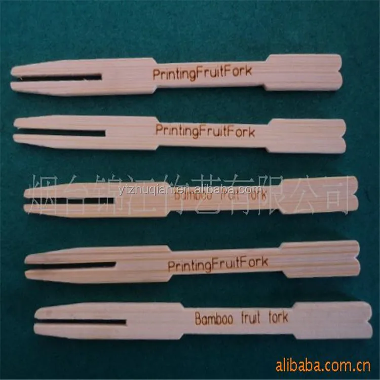 The most popular latest Reusable Bamboo fruit fork for food