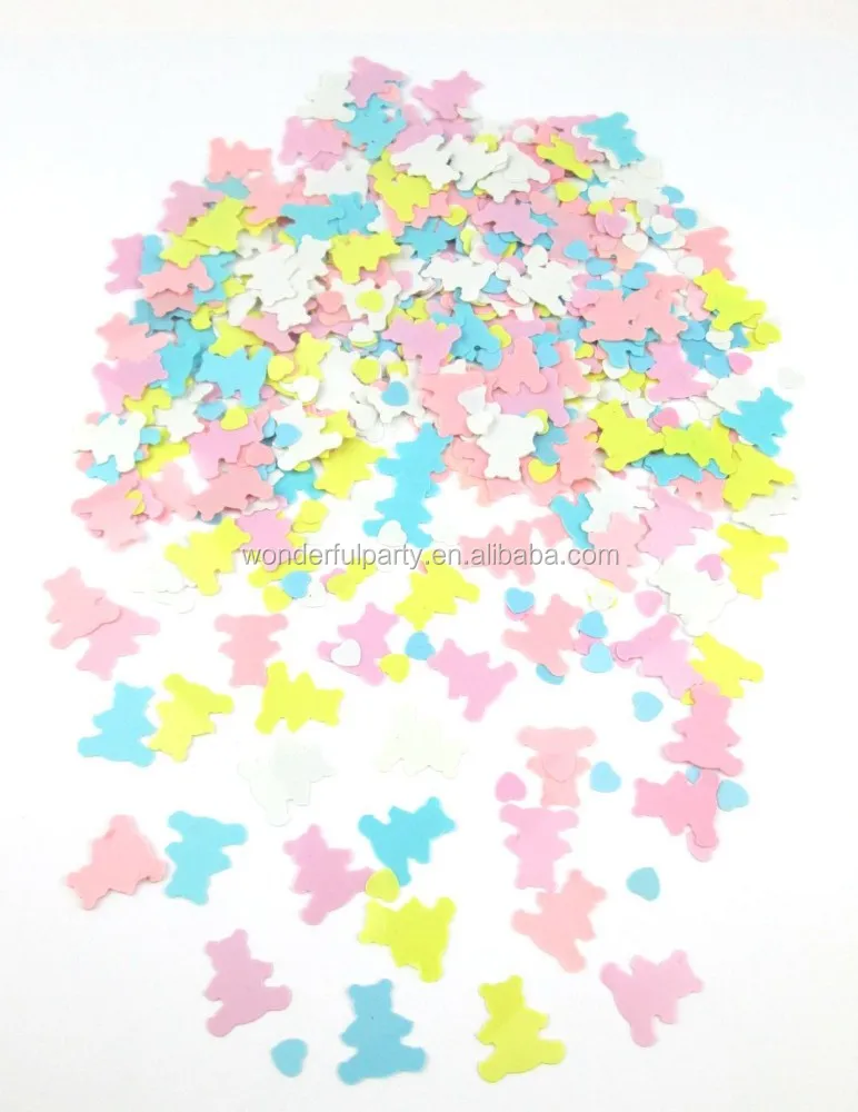 Wonderful Party Supplies event Supplies Type And Event Occasion Confetti Little Bear Shape PVC Confetti Support OEM Wholesale