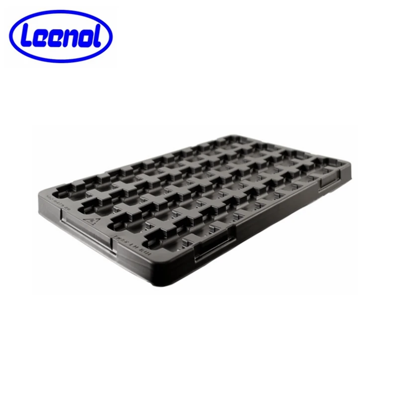 LN-1481 Black esd Blister PCB Tray For Packing Electronic Component