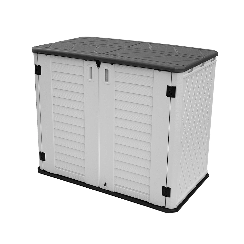 
HDPE Plastic cheap waterproof outdoor tools storage garden tool cabinet 