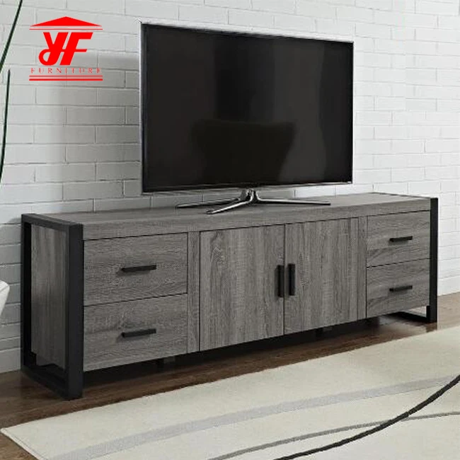 Luxury Living  Room Furniture Tv Cabinet Unique New Modern Tv Stand With Drawers