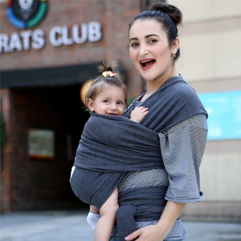 Professional ergonomic lightweight adjustable breathable baby sling wrap carrier