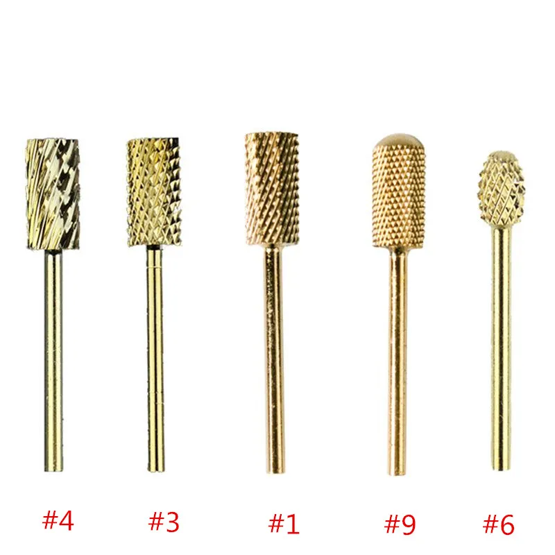nail beauty equipment spare part for drill handpiece nail milling carbide drill bits