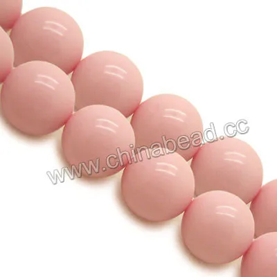 Round gemstone Beads, light pink coral beads, coral jewelry