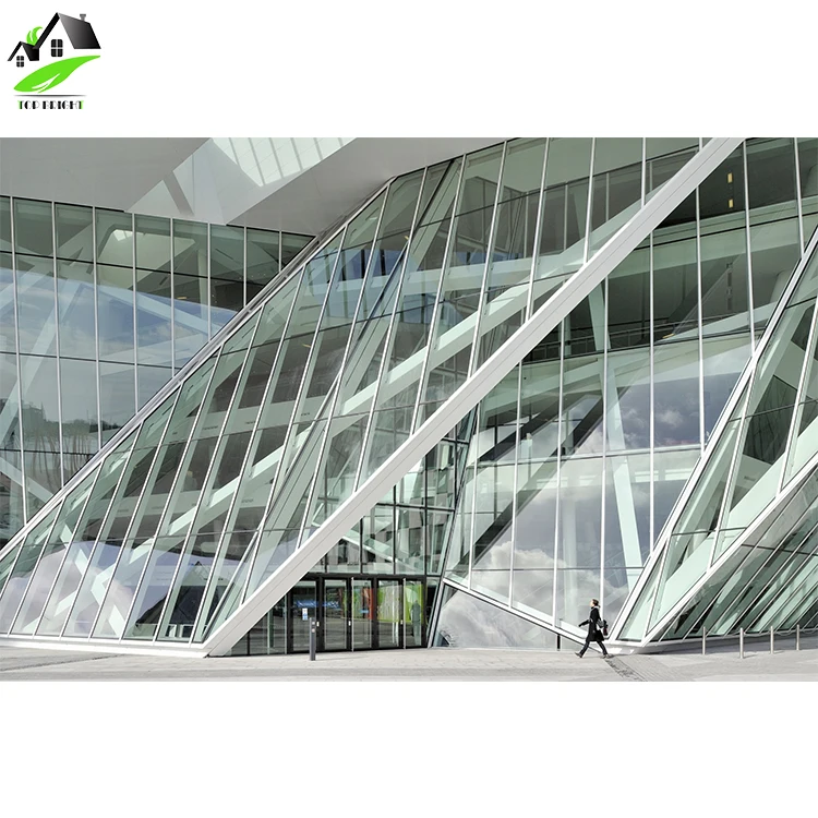 
glass aluminium curtain wall Topbright Structural aluminium curtain wall price curtain wall system window profile system price 