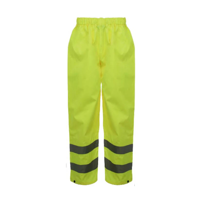 
Yellow Reflective pants with draw string Water Resistant High Visibility and Light Weight 