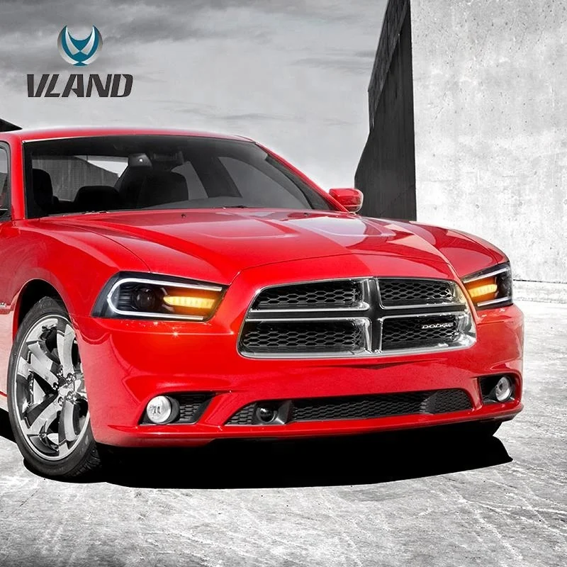 VLAND factory manufacture Upgraded LED Headlights 2011-2014 Dodge Charger SXT(100th Anniversary Edition) Head Lamp