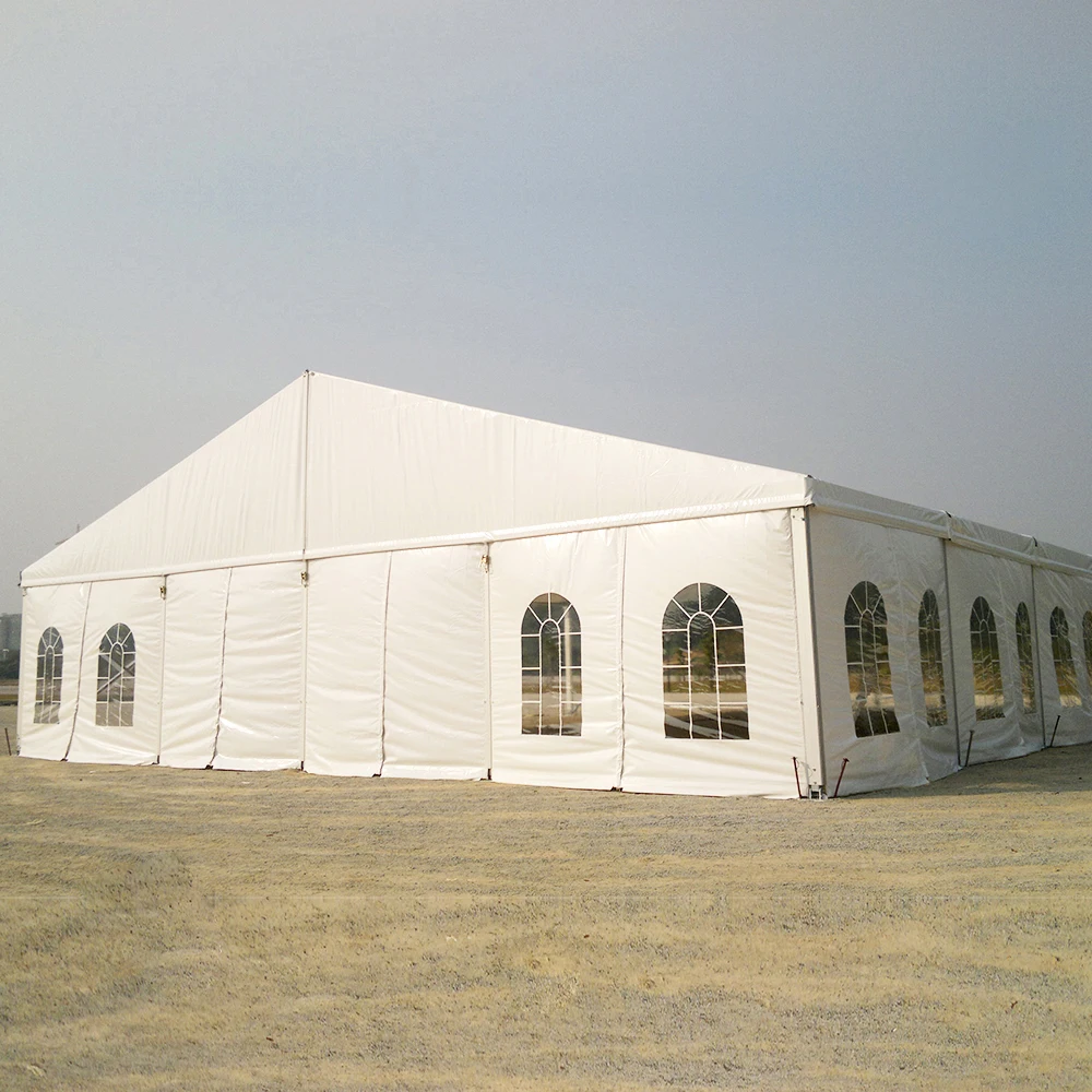 Custom Size 12x12 20x25 20 X 40 20x50 20m X 60m Wedding Party Marquee Tent for 500 Guest Event