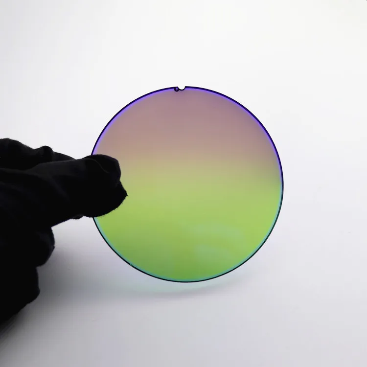 Линза Sun Blue Flash Mirror SHMC Base Curve Zero 75 мм двухцветная градиентная оптическая A40