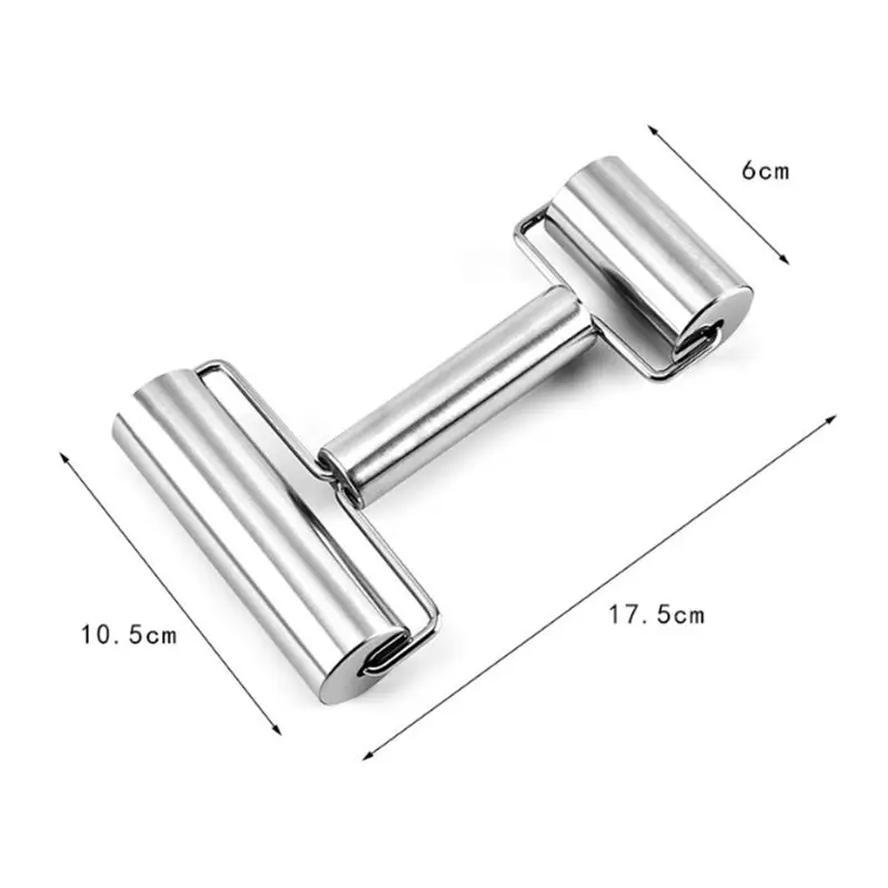 Распродажа, двухголовочная Скалка, антипригарная скалка для пельменей из нержавеющей стали