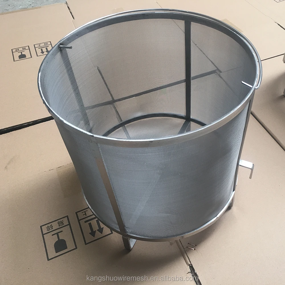 304 Stainless Steel Beer strainer Bucket Filter wire mesh