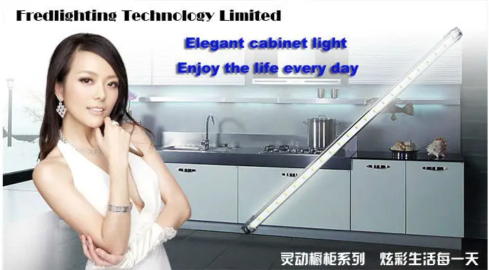 cled strip Seamless splicing no shadow  led light bar for  wine cabinet goods shelves display