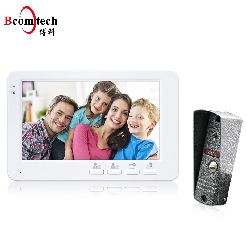 Водонепроницаемый фабрики Китая 7 дюймов Антивандальная проводной видео домофон