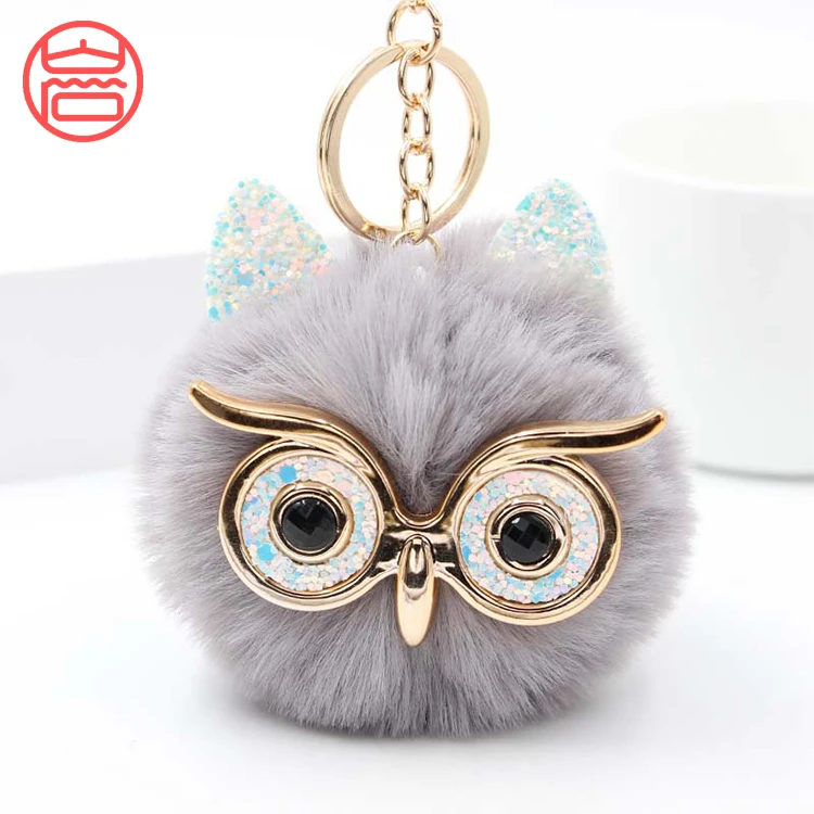 
Rabbit animal fur pompoms for real fur ball for slippers keychain hat pom pom 