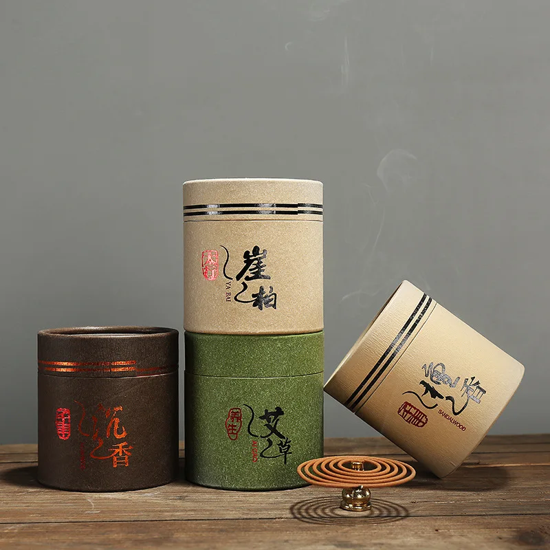 
APHACATOP 4 hours burning coil Raw incense improve sleep quality temple incense coil 