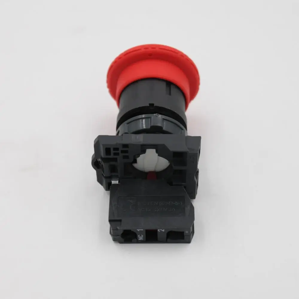 XB5 Series 22mm emergency mushroom push button switch XB5-AS542 with self-locking push button switch