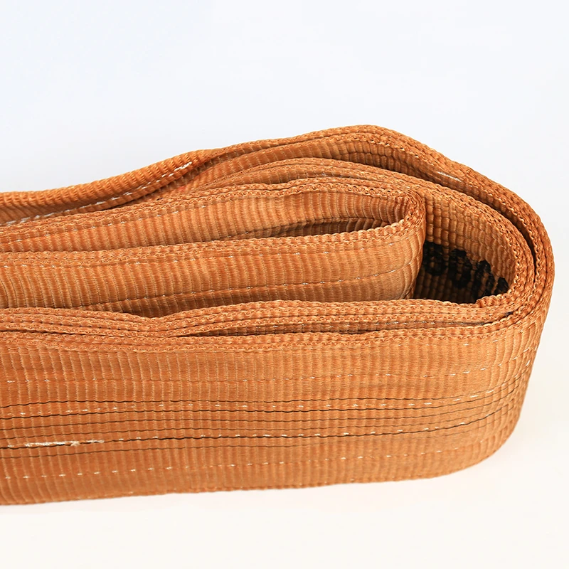 
EN1492-1 standard high strength polyester fiber textile slings 