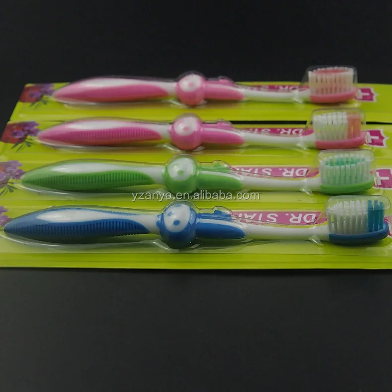 wholesale daily use travel office big handle soft family funny kids tooth brushes