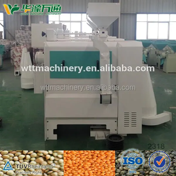 Sold to Bangladesh turkish red split lentils peeling machine