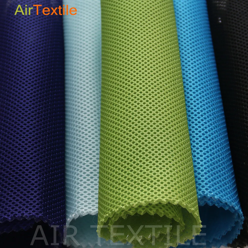 100% полиэстер 3D трикотажная сэндвич воздушная сетка ткань дышащая распорная сетка ткань 3d сетка распорка для птиц Ткань 3D распорка mes