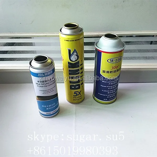 
Factory price empty aerosol screw top tin can supplier in Dongguan 