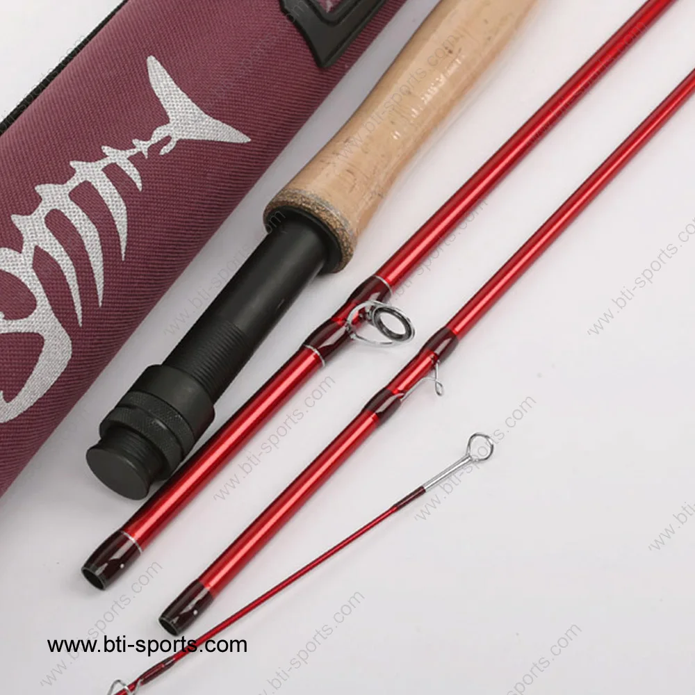 Best selling graphite fishing rod fly rod with special offer