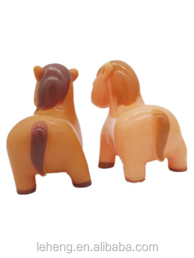 China factory Direct selling  plastic small horses animal soft bath toys