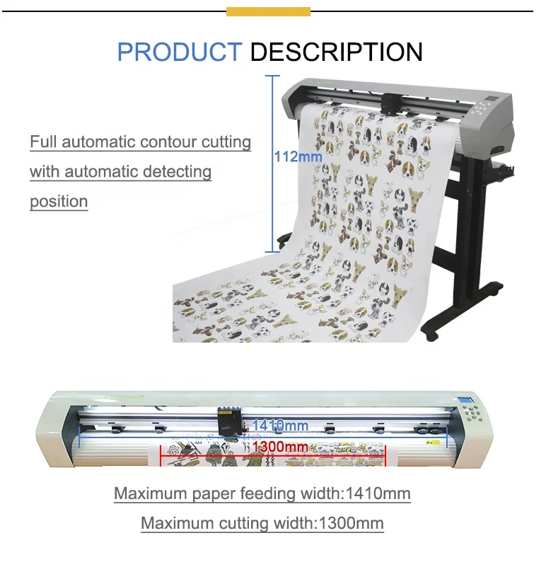 Bascocut C-48AX automatic contour cut cutting plotter/ vinyl cutter plotter