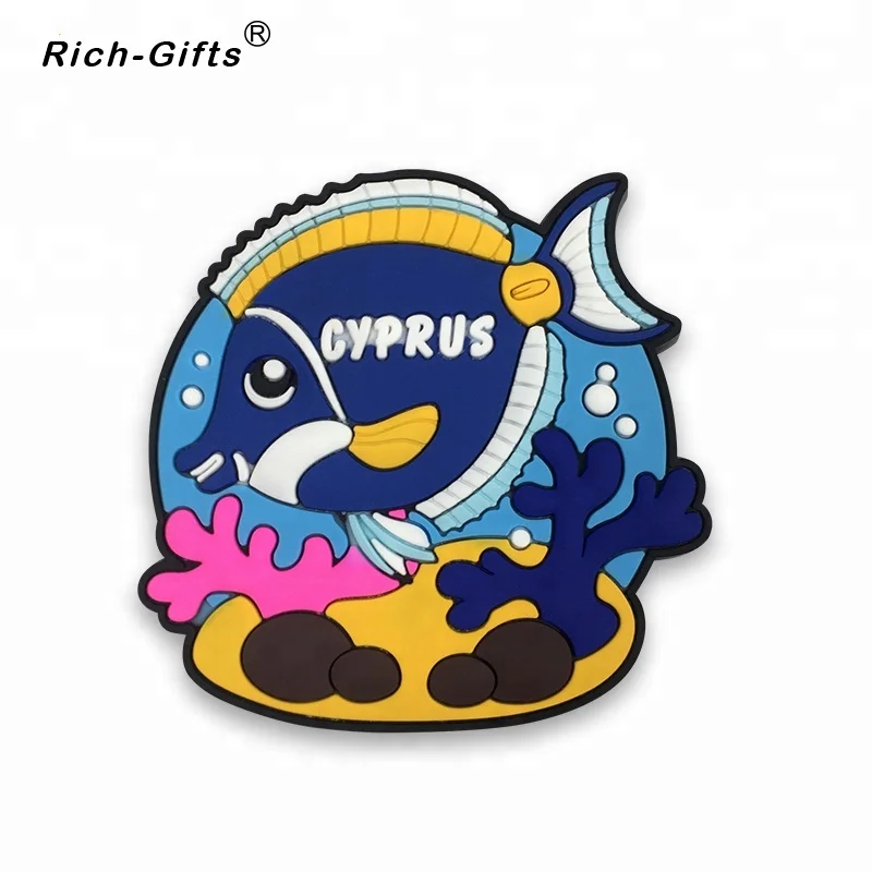 Personalized New Designed Colorful Promotional Gifts  Fridge Magnet 3d embossed and debossed style