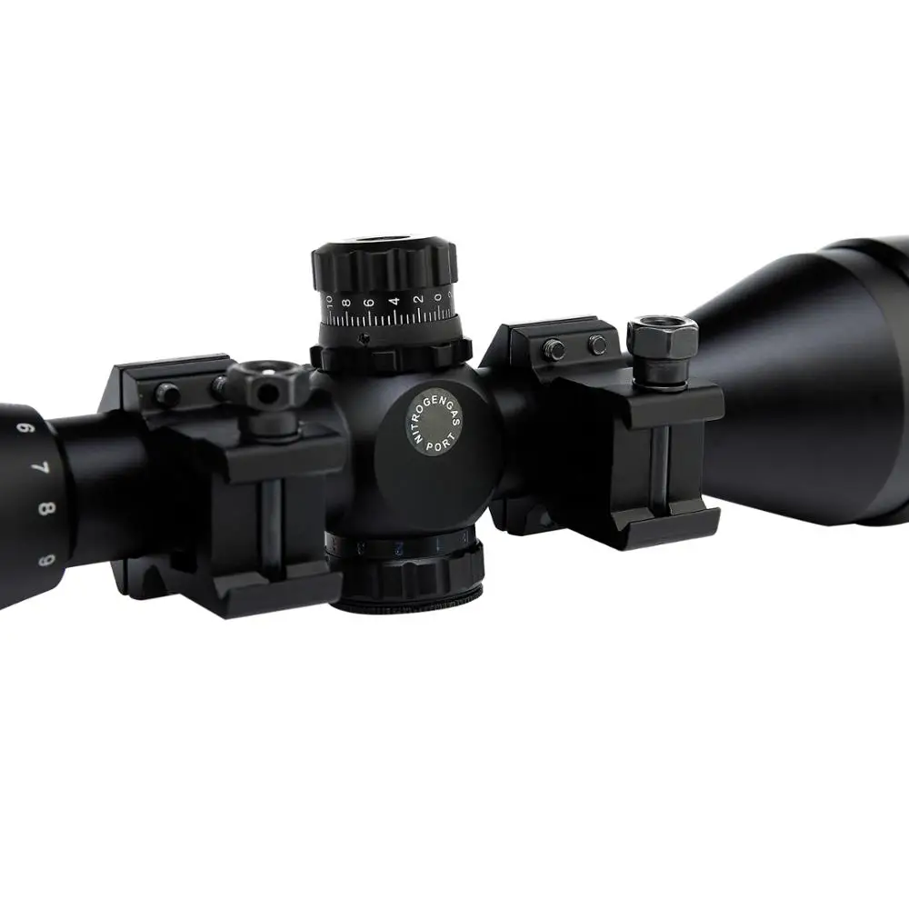Hunting equipment Rifle scopes compact 3-9X50 with red/green Mil Dot Reticle Riflescopes hunting scope