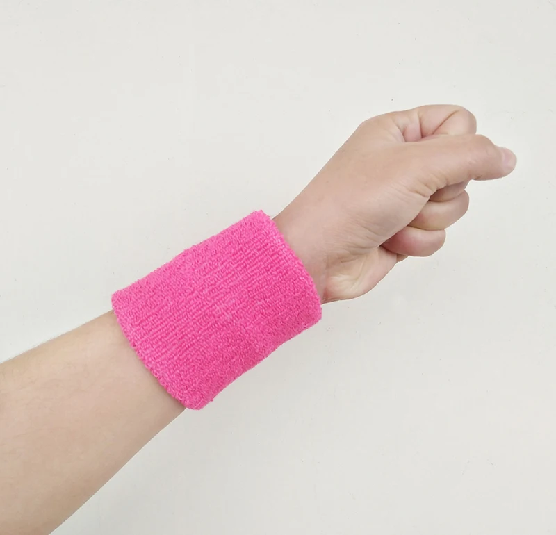 Wrist Sweatbands Fashion Style China Elastic Cotton Sweatband Towel Wristbands With Free Sample