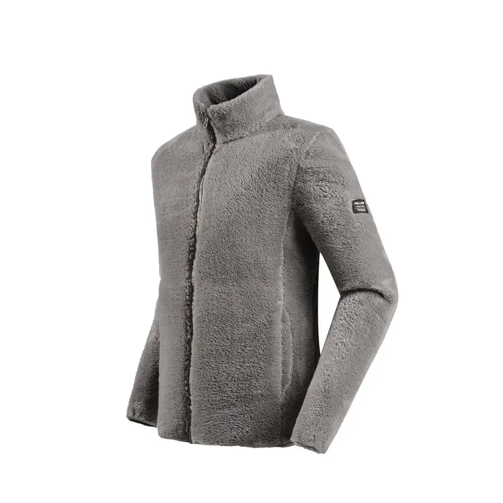 Однотонная ветровка для сохранения тепла, Мужская зимняя флисовая куртка