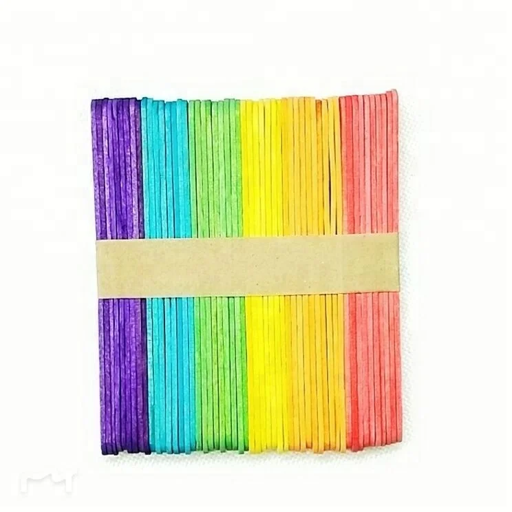 
wooden ice cream stick for handicraft art DIY craft stick 