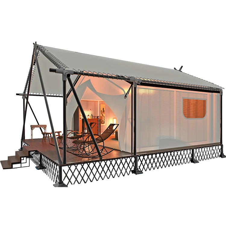 
outdoor custom glamping tent for camping 