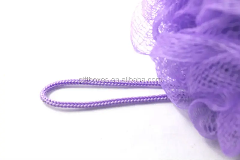 Good quality colorful body exfoliating cheap mesh bath sponge