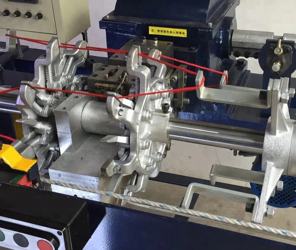 tipping machine for paper bag cord