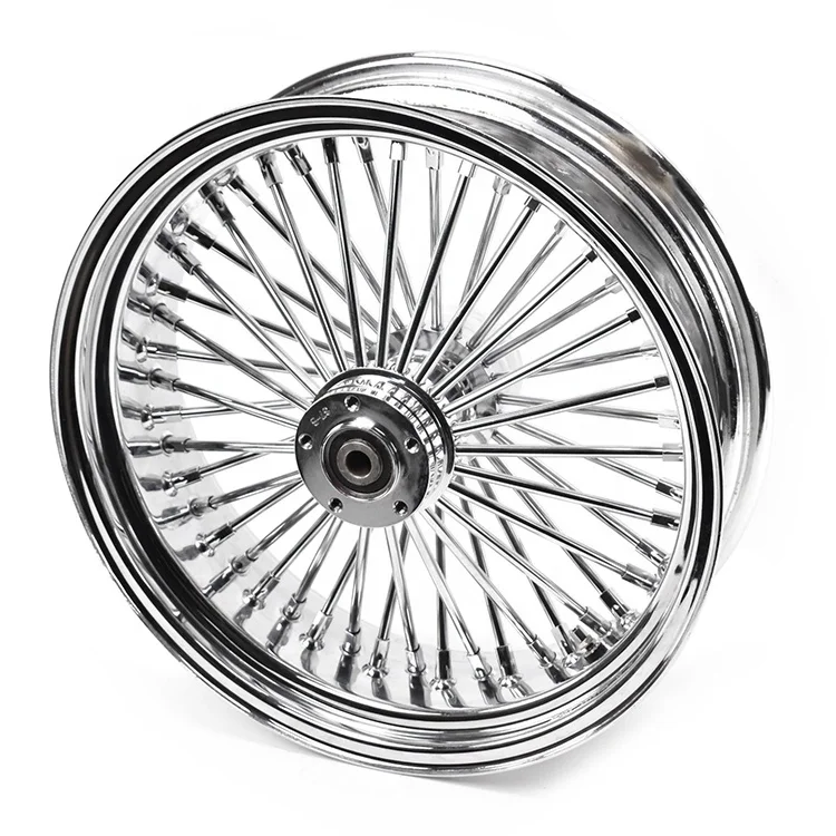 18inch Custom steel Spoke Motorcycle Wheels For Harley