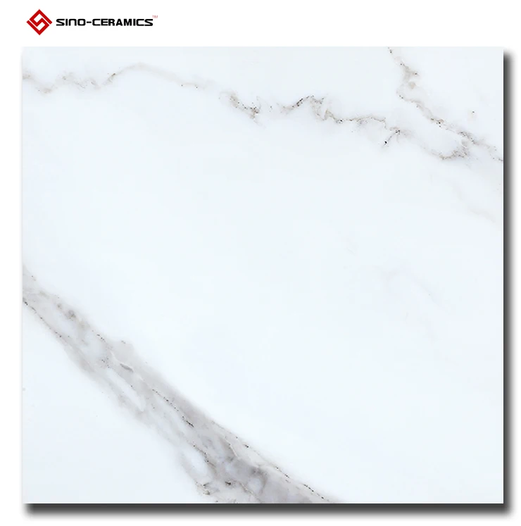 ceramic Foshan factory new super ceramic 600X600mm inkjet white marble tile
