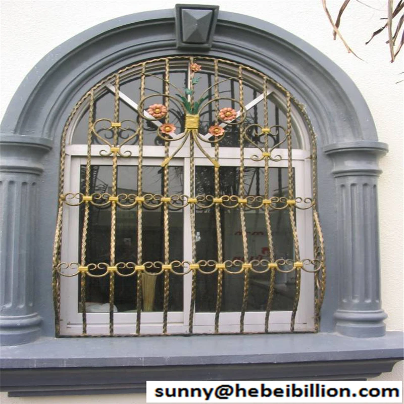 wrought iron window